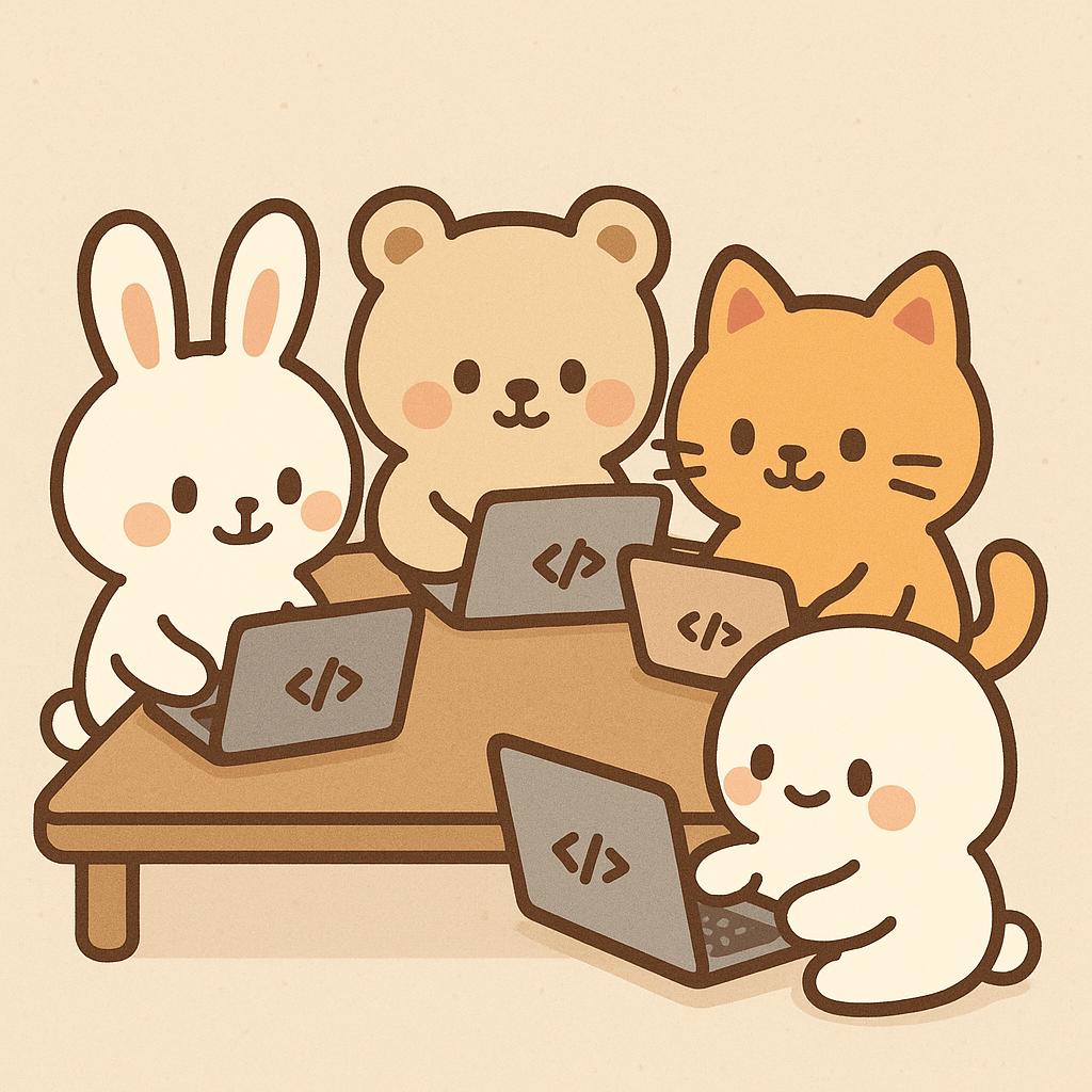 🍑주말 모각코 모임 (모여서 각자 코딩)